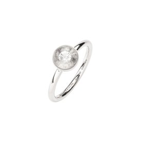 Weißgold, Ringe, Schmuckwerk Glasklar Ring DR1077-WG