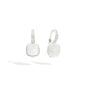 Weißgold, Ohrringe, Pomellato Ohrringe Nudo Milky POC2030UWWHRB0QLT