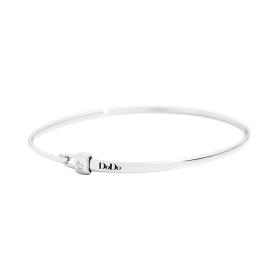 Silber, Armschmuck, DoDo Armreif Essentials mit Stopper DBB9003-BANGL-000AG