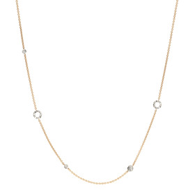 Rotgold, Halsschmuck, Schmuckwerk Alpen Halskette GH915-RG-PT-L