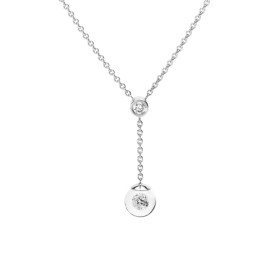 Platin, Halsschmuck, Schmuckwerk Glasklar Halskette DH967-PT