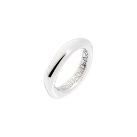 Silber, Ringe, DoDo Unregelmäßiger Bandring Essentials, Ref: DAB6004-IRREG-000AG-59