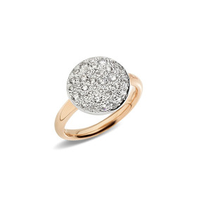 Roségold, Ringe, Pomellato Sabbia Ring , Ref: PAB2040O7000DB000_55