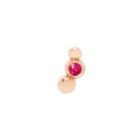 Roségold, Ohrringe, DoDo Ohrring Bollicine DHC3002-BOLLI-RU09R
