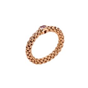 Roségold, Ringe, FOPE Souls Flex'it Ring mit Saphir 09E08AX_B3_R_XBX_0XS