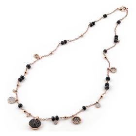 Roségold, Halsschmuck, Al Coro Palladio Collier C254BSR