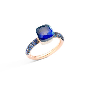 Roségold, Ringe, Pomellato Nudo Petit Ring, Ref: PAC3000O6BKRZALTL_63