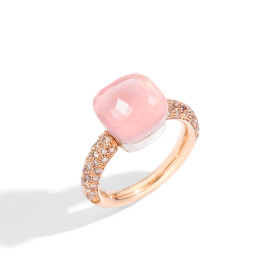 Roségold, Ringe, Pomellato Nudo Rosenquarz Classic Ring, Ref: PAC0040O7000BRCQR_69