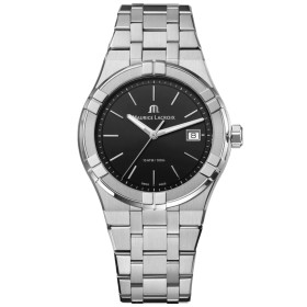 Damen- und Herrenuhr, Maurice Lacroix Aikon Quartz Date 40 mm, Ref: AI1108-SS00F-330-A