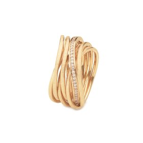 Gelbgold, Ringe, Schmuckwerk Saturn Ring SR575-WE-GG