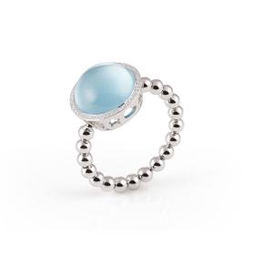 Weißgold, Ringe, Al Coro Palladio Ring NR4033TW