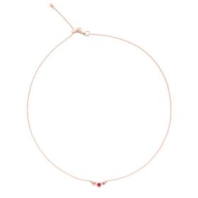 Roségold, Halsschmuck, DoDo Halskette Bollicine DCC3001-BOLLI-ZRI9R