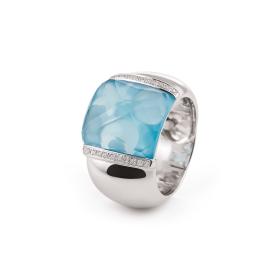 Weißgold, Ringe, Al Coro La Piazza Ring NR9160TW