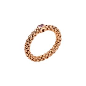 Roségold, Ringe, FOPE Souls Flex'it Ring mit Saphir 09E08AX_B3_R_XRX_0XS