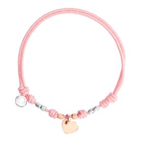 Textil, Armschmuck, DoDo Kordelarmband Herz DBC4008-PADHE-RS09A