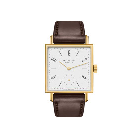 Damenuhr, NOMOS Glashütte Tetra Gold 27 Doré, Ref: 419