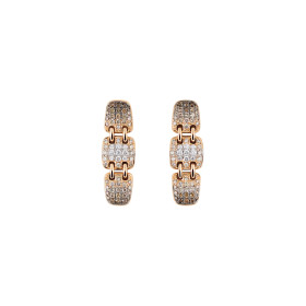 Roségold, Ohrringe, Al Coro La Piazza Ohrringe NE2913BD