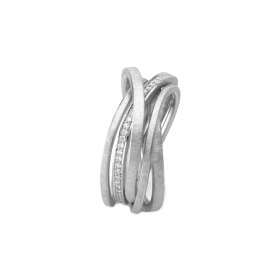Weißgold, Ringe, Schmuckwerk Saturn Ring SR855-WE-WG