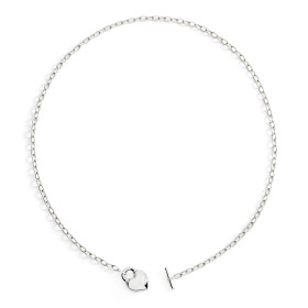         Silber, Halsschmuck, DoDo Halskette Herz Bold  DCC5001-HEART-000AG