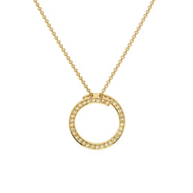 Gelbgold, Halsschmuck, Schmuckwerk Saturn Halskette SH825-GG