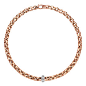 Roségold, Halsschmuck, FOPE Eka Flex'it Collier, Ref: 60711CX_BB_R_XBX_043