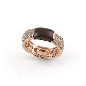 Roségold, Ringe, Al Coro La Piazza Ring NR1553SQBR
