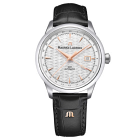         Damen- und Herrenuhr, Maurice Lacroix 1975 Automatic Vagues du Jura GMT 756048-SS001-131-2