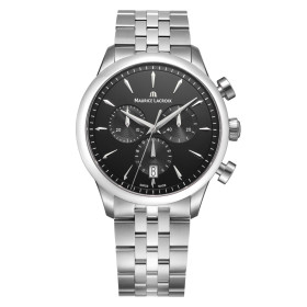         Damen- und Herrenuhr, Maurice Lacroix 1975 Quartz Chronograph 40mm 751038-SS002-330-1