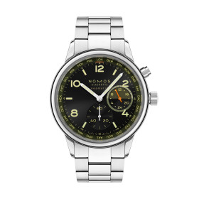 Damen- und Herrenuhr, NOMOS Glashütte Club Sport Neomatik Weltzeit Vector 790.S9