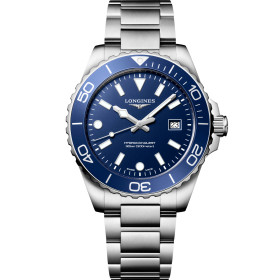 Damen- und Herrenuhr, Longines HYDROCONQUEST, Ref: L3.769.4.96.6