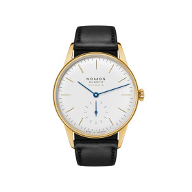 Damen- und Herrenuhr, NOMOS Glashütte Orion Gold Neomatik, Ref: 348
