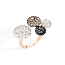 Roségold, Ringe, Pomellato Sabbia Ring, Ref: PAC001007BWRDBX00_58