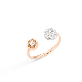Roségold, Ringe, Pomellato Sabbia Ring, Ref: PAC3050O7WHRDB0BR_59