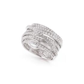 Weißgold, Ringe, Al Coro Ring NR8752W
