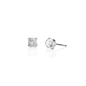 Weißgold, Ohrringe, Schmuckwerk Glasklar Ohrstecker CO167-WG