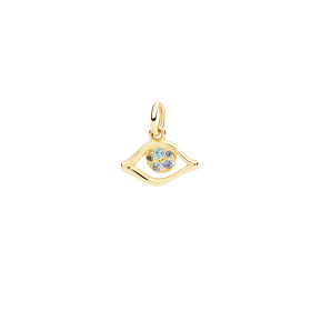         Gelbgold, Halsschmuck, DoDo Anhänger Auge DMC6030-EYESS-ZSY9G