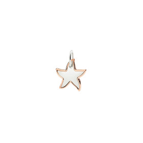 Silber, Halsschmuck, DoDo Anhänger XL Stellina aus Silber und Roségold DMC5023-STARL-0009R