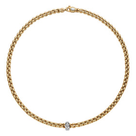 Gelbgold, Halsschmuck, FOPE Eka Collier, Ref: 72110CX_BB_G_XBX_043