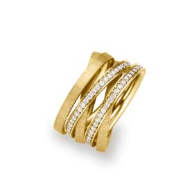 Gelbgold, Ringe, Schmuckwerk Saturn Ring SR756-GG