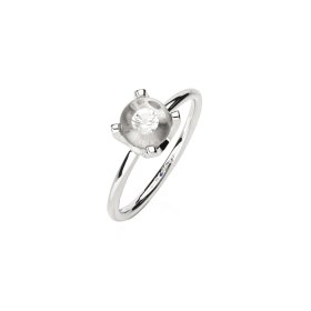 Weißgold, Ringe, Schmuckwerk Glasklar Ring CR177-WG