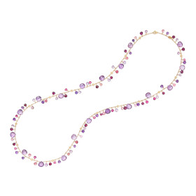 Gelbgold, Halsschmuck, Marco Bicego Paradise Halskette, Ref: CB2585 MIX331 Y