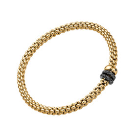         Gelbgold, Armschmuck, FOPE Solo Flex'it Armband 62506BX_PN_G_11G_0XS