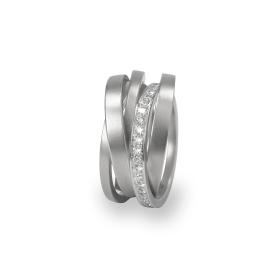 Platin, Ringe, Schmuckwerk Saturn Ring SR115-PT