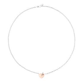 Silber, Halsschmuck, DoDo Halskette Herz T-Bar DCC4002-HEART-0009A