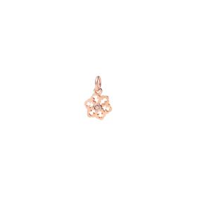 Roségold, Halsschmuck, DoDo Anhänger Schneeflocke DMC0025-SNOWX-DB09R