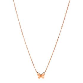 Roségold, Halsschmuck, DoDo Halskette Schmetterling DCC2006-BFLYS-0009R