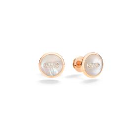 Roségold, Ohrringe, Pomellato Pom Pom Dot Ohrringe POC4030O7WHRDB0MP