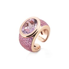 Roségold, Ringe, Al Coro Mezzaluna Classic Ring R6757PA