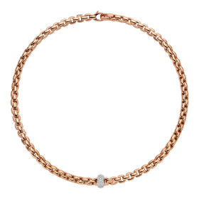 Roségold, Halsschmuck, FOPE Eka Flex'it Collier, Ref: 70705CX_PB_R_XBX_043