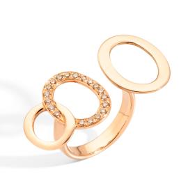 Ringe, Roségold, Pomellato Brera Ring PAC0170O7000DBR00